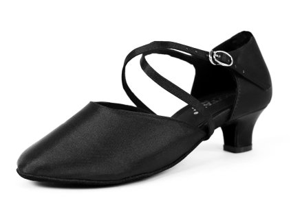 Pantofi de dans pentru femei Botan BS-1 negru 4 cm Cuban