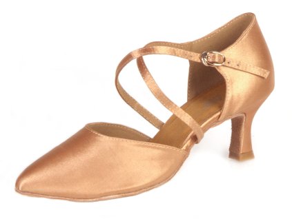 Pantofi de dans pentru femei Botan BS-1 nude 6,5 cm Flare