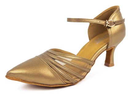 Pantofi de dans pentru femei Botan BS-2 bronzată 6,5 cm Flare