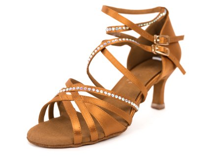 Pantofi de dans pentru femei Elza - 1133 nude 6,5 cm Flare