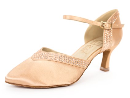 Pantofi de dans pentru femei Elza - 152 bej/șampanie 6,5 cm Flare