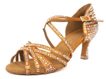 Pantofi de dans pentru femei Elza - 971 nude 6,5 cm Flare