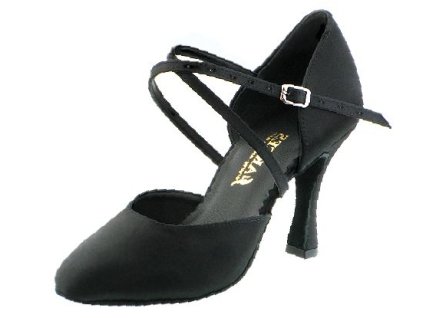 Pantofi de dans pentru femei AKCES PS negri 6 cm Flare