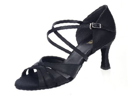 Pantofi de dans pentru femei AKCES X-4 negri 6 cm Flare