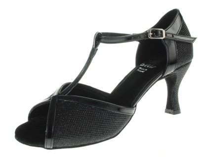 Pantofi de dans pentru femei ARTIS - DL-14 negri 7 cm Flare