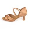 Pantofi de dans pentru femei Botan BL-15 nude 6,5 cm Flare