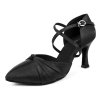 Pantofi de dans pentru femei Botan BS-8 negru 7,5 cm Flare