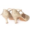 Pantofi de dans pentru femei Elza - 775 aurie 6,5 cm Flare