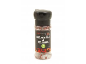 dead sea salt and red pepper