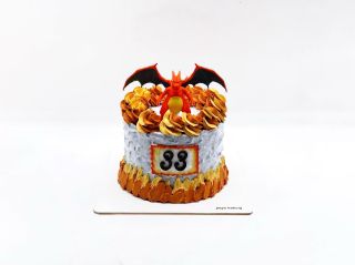dort na zakázky: charizard pokemon cake 🤩🥳 ___________________________ FB/IG/Tiktok: @papa_cake_n_more...