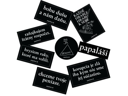 papalasske nalepky