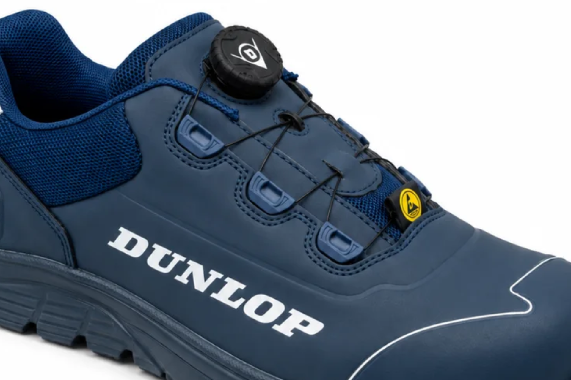Detail svršku a otočného rychloupínacího systému DUNLOP Matt-Line S3 ESD