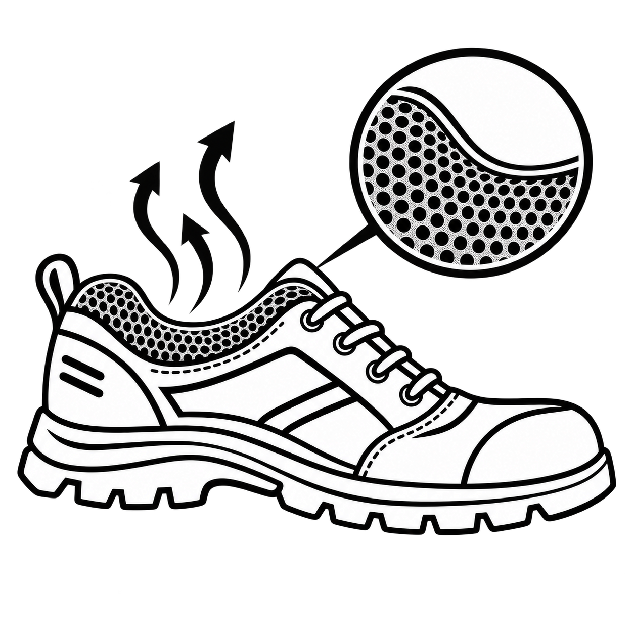3D podšívka bezpečnostní polobotky