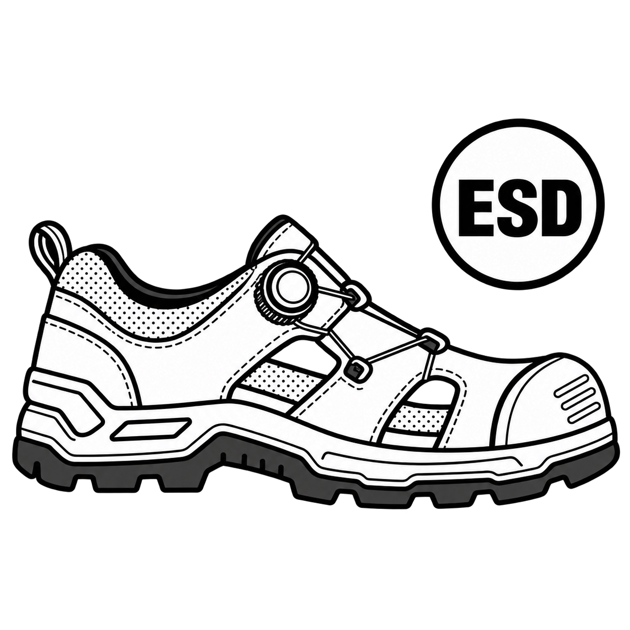 ESD bezpečnostní sandál