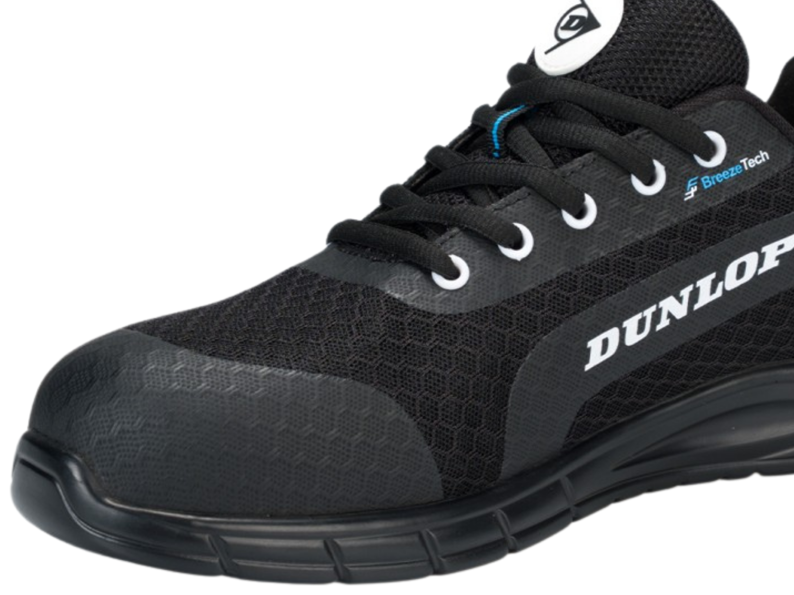 Detail PU podešve bezpečnostní polobotky DUNLOP BreezeTech S1PS ESD SR FO
