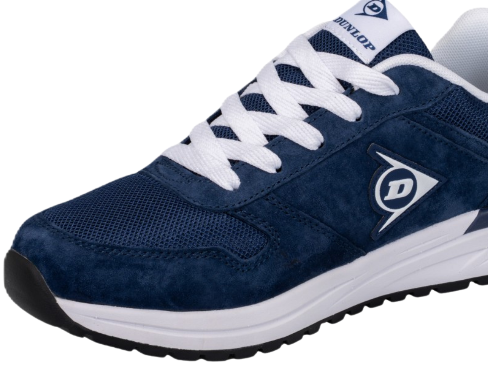 Detail semišového svršku pracovní polobotky DUNLOP Wing O2 SR FO HRO