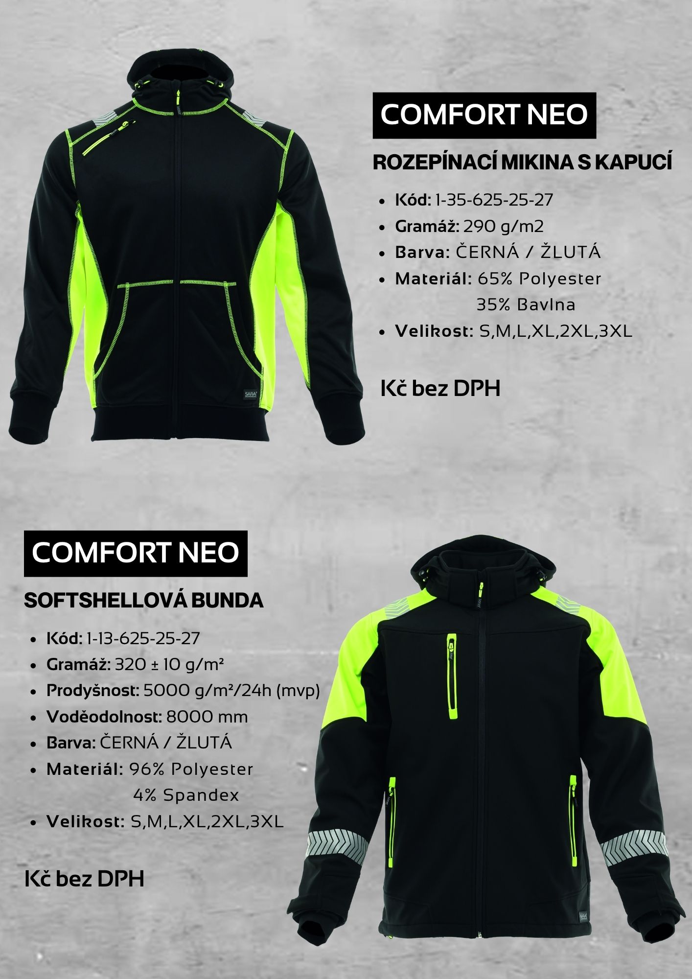 Ukázka firemního katalogu - produkty COMFORT NEO