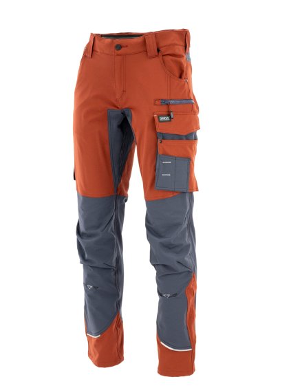 Pracovní kalhoty Motionflex cihlové