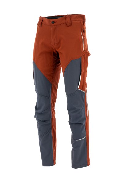 pracovni-outdoorove-turisticke-kalhoty-lightflex-grafitova-cihlove-cervena