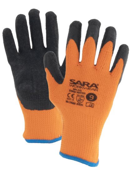 Zimní rukavice máčené v latexu STORM WINTER