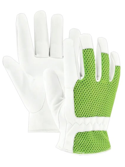 Kožené rukavice GARDEN FLUO