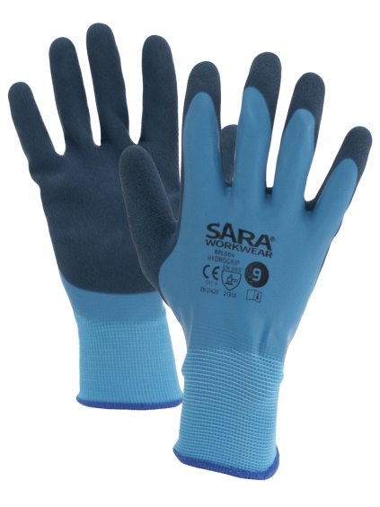 Rukavice máčené v latexu HYDROGRIP