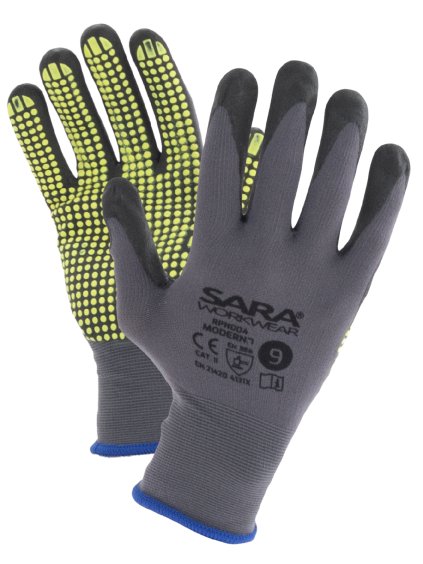 Rukavice máčené v nitrilu MODERNO