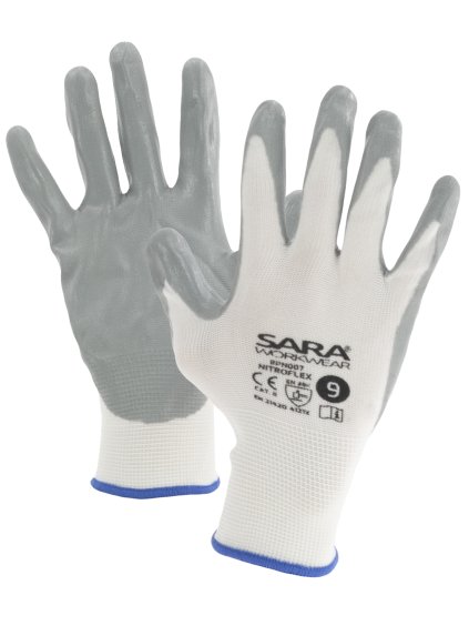 Rukavice máčené v nitrilu NITROFLEX