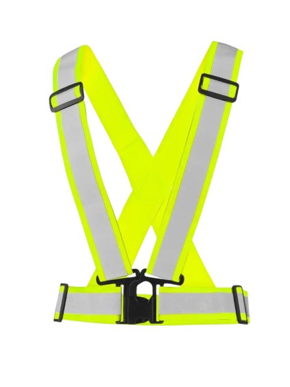 Reflexni elasticky CXS kriz CROSS BELT zluty papamartin.cz