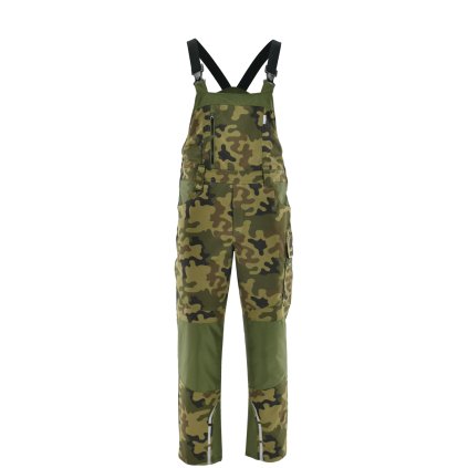 Zateplené kalhoty s laclem STANDARD WINTER maskáčové zelené