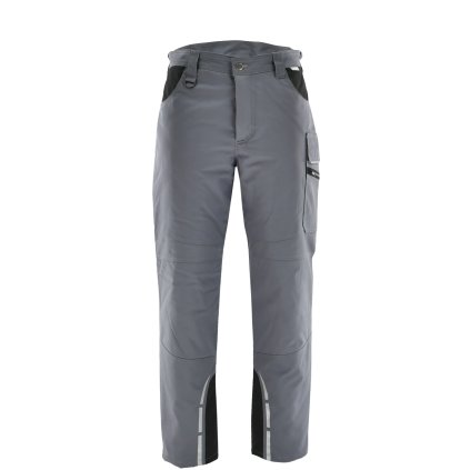Zateplené pracovní kalhoty STANDARD WINTER šedé / černé