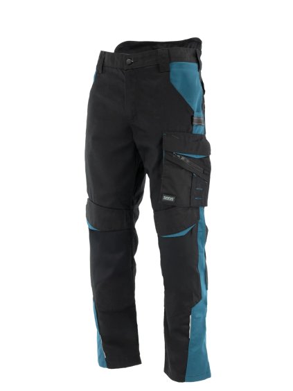 Pracovní kalhoty crafter - černé petrolejové