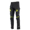 Bavlněné strečové kalhoty COTTONFLEX černá / žlutá