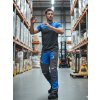 pracovni strecevoce kalhoty cottonflex strecove monterkove kalhoty modra seda papamartin cz