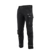 Strečové pracovní kalhoty černé motionflex