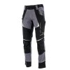 Bavlněné strečové kalhoty COTTONFLEX šedé / černé