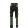 Bavlněné strečové kalhoty COTTONFLEX černé / olivově zelené