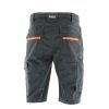Strečové pracovní kraťasy ACTIFLEX, grafitové-oranžové