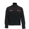 Strečová blůza ACTIFLEX černá-oranžová