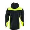 Softshellová bunda COMFORT PLUS černá / žlutá