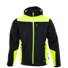 Softshellová bunda COMFORT PLUS černá / žlutá