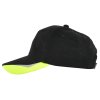 Kšiltovka COMFORT PLUS černá / žlutá