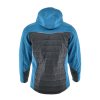 Hybridní zateplená bunda COMFORT WINTER petrolejová / černá