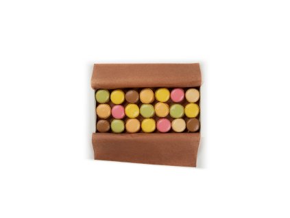 347 6 krabicka makronek 21ks mix prichuti