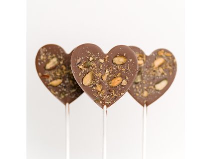 773 1 lizatko srdce mlecna cokolada pistacie 30 g 1ks