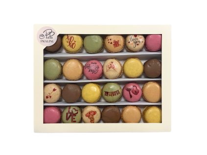 ❤️ Valentýnská kolekce makronek (24 ks)