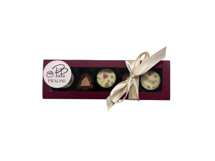 827 krabicka 5 ks pralinek bacardi kava