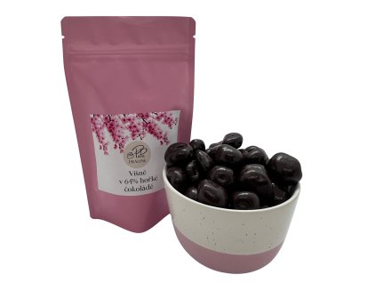 Višně v 64 % hořké čokoládě