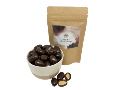 Mandle v hořké čokoládě
