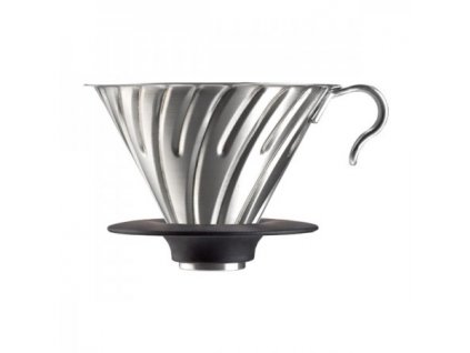 Hario ocelový dripper V60 02